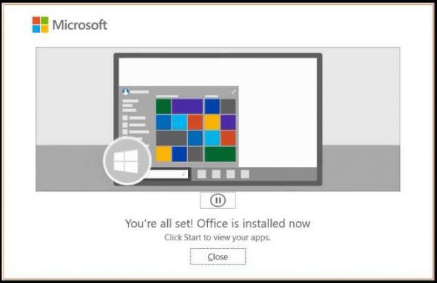 Office 365 apps installed