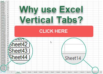 why use excel vertical tabs?